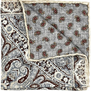 Pochette Inde fond crème